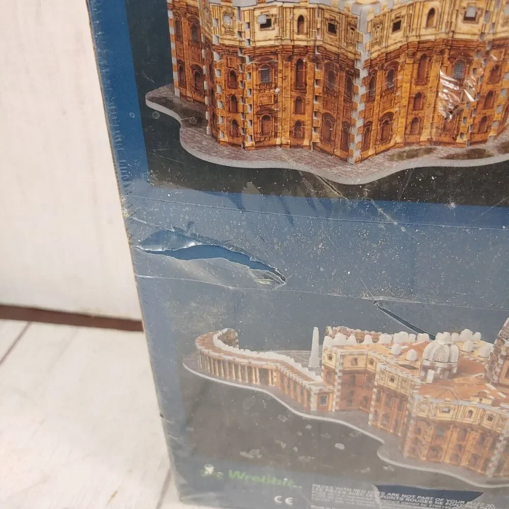 NEW & SEALED Puzz 3D St. Peter’s Basilica Vatican Rome 966 Pieces Wrebbit Puzzle